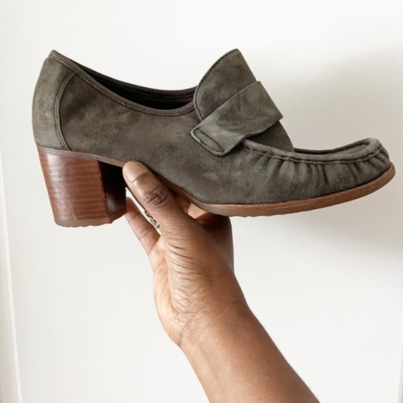 Timberland vintage leather moccasin green olives - Picture 2 of 7